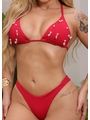 BIQUÍNI CORTININHA CONCHA CALCINHA ASA DELTA VERMELHO COLEÇÃO ESSÊNCIA BORDADAS - 3