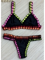 BIQUINI CROCHÊ PRETO COLORIDO TRIO27 - 3