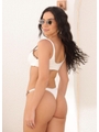 BIQUÍNI TOP CROCHÊ CALCINHA ASA DELTA OFF WHITE - 2