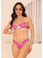 BIQUÍNI MEIA TAÇA CALCINHA DE AMARRAR ROSA COLEÇÃO VERANO - 1