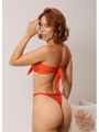 BIQUÍNI TOP PÉROLAS CALCINHA FIO DUPLO TERRACOTA COLEÇÃO FUNDO DO MAR - 2