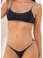BIQUÍNI TOP CROCHÊ CALCINHA ASA DELTA PRETO COLEÇÃO PÉ NA AREIA - 3